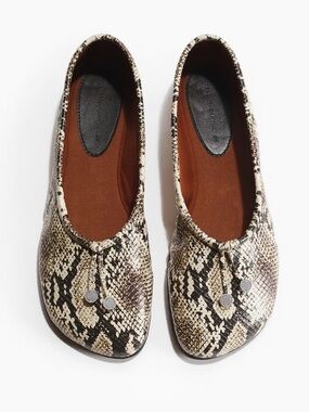 Stella McCartney x H&M Snake-Print Ballet Flats